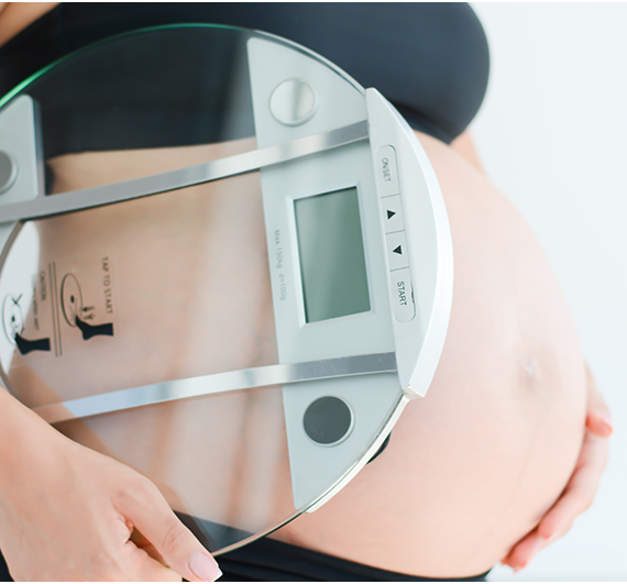Váhový přírůstek v těhotenství